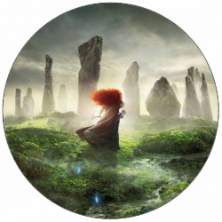 Jedlý papír Princezna rebelka Merida 19,5 cm