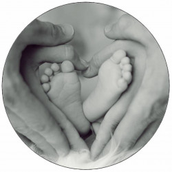 Jedlý papír rodina 19,5 cm