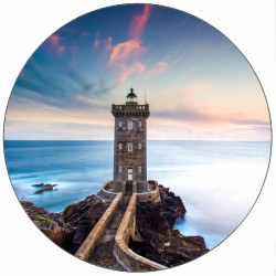 Jedlý papír maják a růžové mraky 19,5 cm