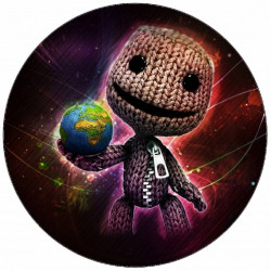 Jedlý papír Littlebigplanet Sackboy ve vesmíru 19,5 cm