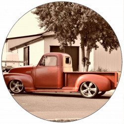 Jedlý papír pick up červený 19,5 cm