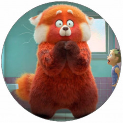 Jedlý papír Proměna Mei jako panda 19,5 cm