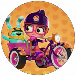 Jedlý papír Abby Hatcher na tříkolce 19,5 cm