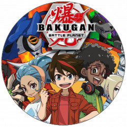 Jedlý papír Bakugan tým 19,5 cm