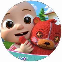 Jedlý papír Cocomelon s medvídkem 19,5 cm