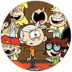 Jedlý papír The Loud House Lincoln a sestry 19,5 cm