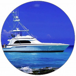 Jedlý papír rybářská loď 19,5 cm