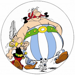 Jedlý papír Asterix, Obelix a Idefix 19,5 cm