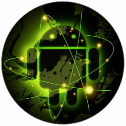 Jedlý papír svítící Android 19,5 cm