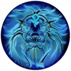 Jedlý papír znamení lev 19,5 cm