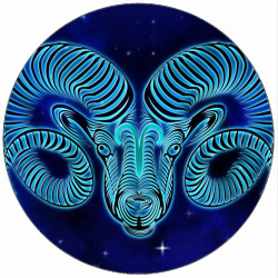 Jedlý papír znamení beran 19,5 cm