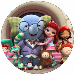 Jedlý papír Rainbow Ruby a přátelé 19,5 cm