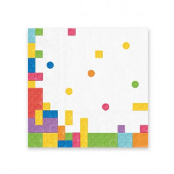 Papírové ubrousky dětské kostky 10ks 33x33cm - Party Pal