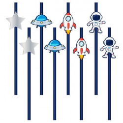 Brčka vesmír 6ks 19,5cm - Party Pal