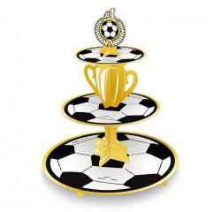 Stojan na muffiny fotbal pohár 41x34cm - Party Pal