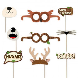 Rekvizity na focení lesní zvířátka 9ks - Party Pal