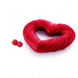 Silikonová forma srdce 3D 25x22x5cm 1,2l - Silikomart