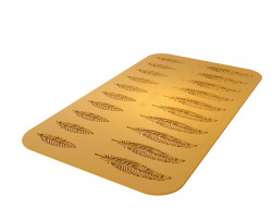 Silikonová forma pro jedlou krajku a čokoládu peříčka 47x27cm - Silikomart