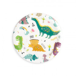 Papírový talíř dinosaurus 18cm 6ks - Party Pal