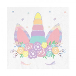 Papírové ubrousky Unicorn 10ks 16x16cm - Party Pal
