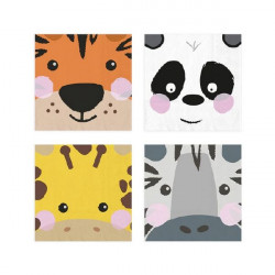 Papírové ubrousky zvířátka 20ks 33x33cm - Party Pal