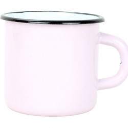 Belis Smaltovaný hrnek 8 cm/0,35l růžový, vyrobeno pro BELIS/SFINX