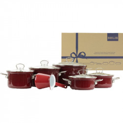 Belis BELIS Sada smaltovaného nádobí Eco-ceramic 6-dílná