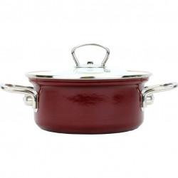 Belis BELIS Smaltovaný rendlík se skl. poklicí ECO-CERAMIC 18 cm/2,0l