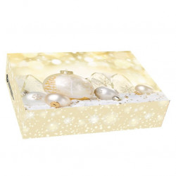 Krabička na cukroví skládací vánoční 22x15x5cm - Alvarak