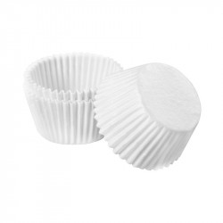 Košíčky na muffiny bílé 50x30mm 1000ks - Cakesicq