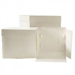 Krabice na dort bez potistku, 26,5 x 26,5 x 25 cm - Decora