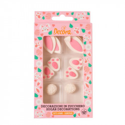 Cukrová dekorace zajíček 10ks - Decora
