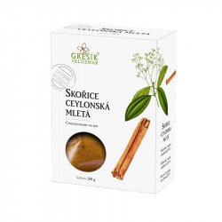 Skořice ceylonská mletá 50g - Grešík