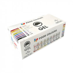 Sada gelových barev (8 ks) - Food Colours