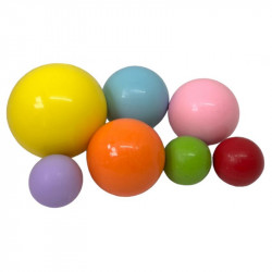 Čokoládové koule 7ks duhové