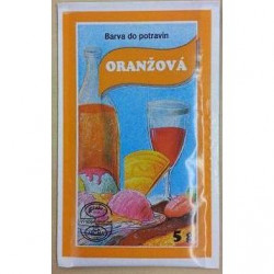 Potravinářská barva prášková (5 g) Oranžová