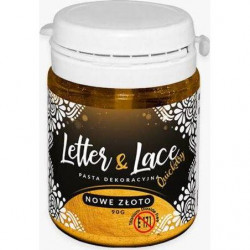 Hotová hmota na krajku Food Colours New Gold (90 g) Bez E171