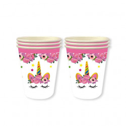 Papírové kelímky jednorožec 10ks - Cakesicq