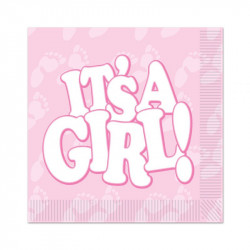 Papírové ubrousky je to holka 33x33cm 16ks - Cakesicq