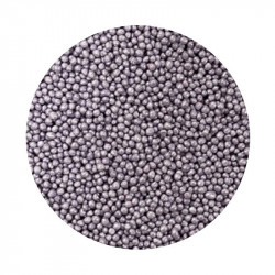 Cukrové perličky lila metalické 2mm 1kg - I LOVE CAKES