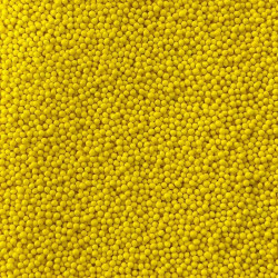 Cukrový máček 2mm žluté 1kg - I LOVE CAKES