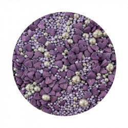 Cukrové zdobení Fialová láska 1kg - I LOVE CAKES