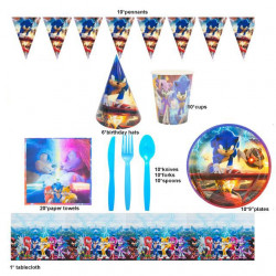 Velká sada na párty ježek Sonic - Cakesicq