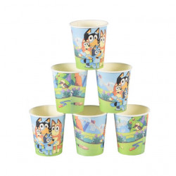 Papírové kelímky 10ks Bluey - Cakesicq