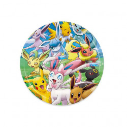 Párty papírové talíře 22cm 10ks Pokémon - Cakesicq