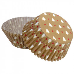 Košičky na muffiny stromečky (50 ks) - Alvarak