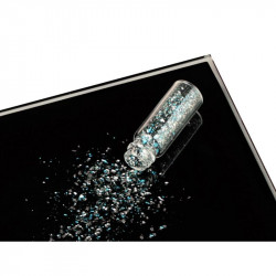 Jedlé stříbro 0,25g stříbrnomodré - Cake Masters