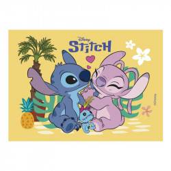 Fondánový list na dort Lilo a Stitch 21x14,8 cm - Dekora
