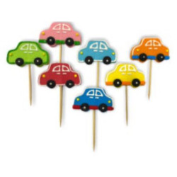 Cukrová figurka zápich autíčka