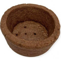 Košíček na tartaletky máslový hladký kakaový 4,4 cm (24 ks)